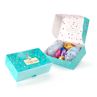 caixa para 20 doces com 25 un colecao green joy pack