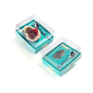 caixa para ovo de colher de 100g e 150g ajustavel com 25 un colecao green joy pack