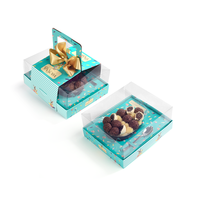 caixa para ovo de colher de 250g 350g ou 500g ajustavel com alca com 10 un colecao green joy pack