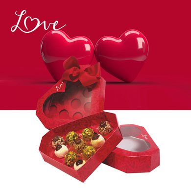 4008 caixa coracao 10 doces love