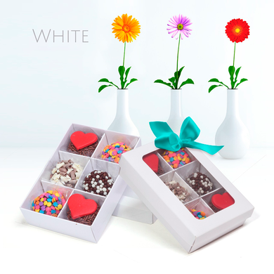 551 caixa 6 doces com visor