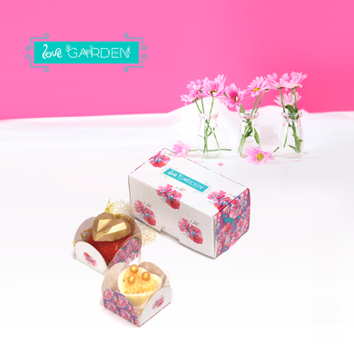caixa 2 docinhos love garden