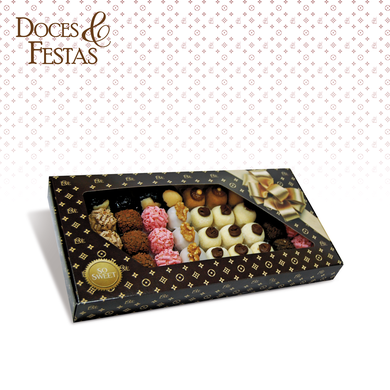 ref 1858 caixa p 50 doces c berco acetato e laco