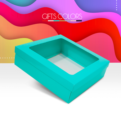 caixa quadrada com visor green