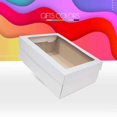 caixa retangular sem visor white