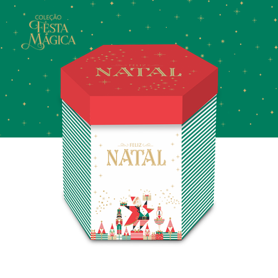 10218 caixa sextavada gg festa magica