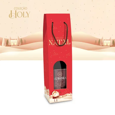 10254 sacola caixa para garrafa holly
