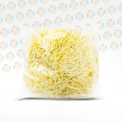 10690 palha para cesta em papel amarelo