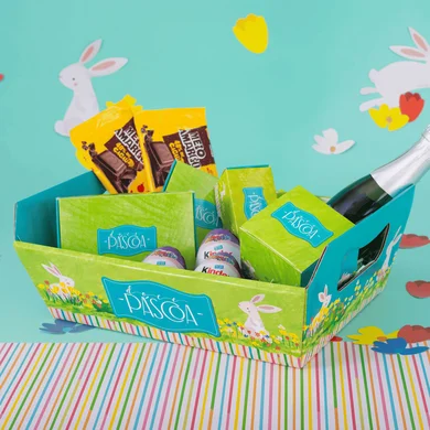 10627 cesta bandeja m com 10un doce pascoa joy pack 2