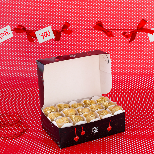 caixa para 20 doces com 25un colec a o fio corac a o batcheditor fotor