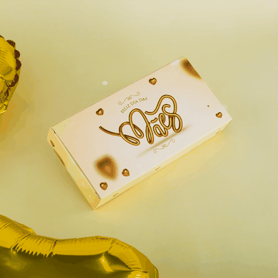 caixa barra de chocolate 25un colec a o ma e corac a o