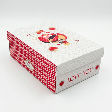 Caixa Retangular P com 10un - Coleção Sorte no Amor - Joy Pack